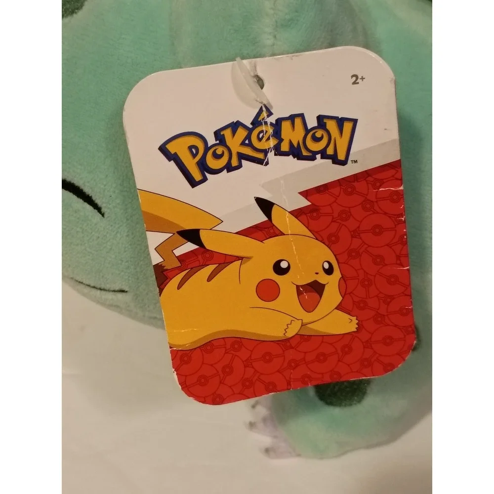 Bulbasaur Pokemon Plush Jazwares Stuffed Animal Toy New with Tags - Picture 6 of 7